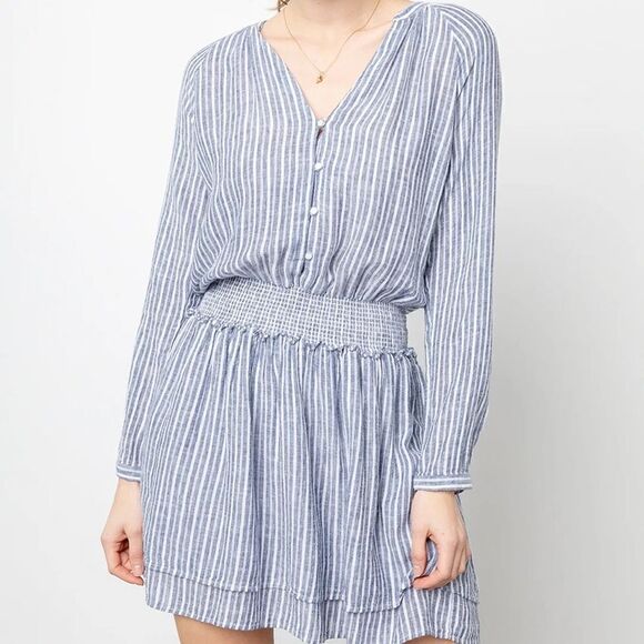Rails Jasmine Tibet Stripe Dress XS - Picture 3 of 10